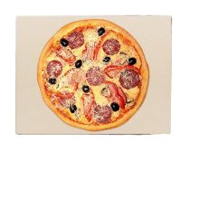 Oven Temperature ceramic pizza stone Thicker Stone Base Pizza Plate Cordierite Square Pizza Stone